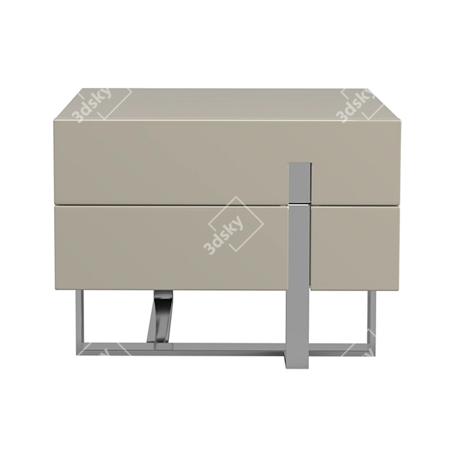 Sleek VIGO Bedside Table by MOD Interiors 3D model image 2