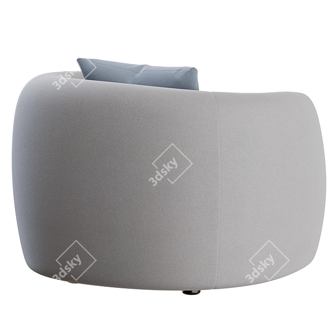 Modern Pacific Armchair: Moroso 3D model image 7