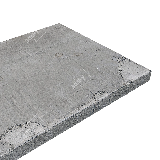 Concrete Albedo Blind Area 3D model image 2