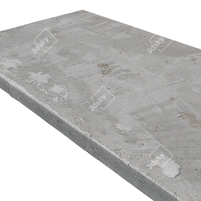 Concrete Albedo Blind Area 3D model image 4