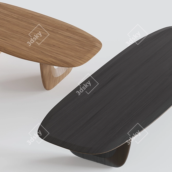 Elegance in Savignyplatz: Man of Parts Dining Table 3D model image 2