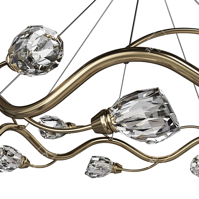 Adrianna Design Lamp: Stylish and Functional 3D model image 2