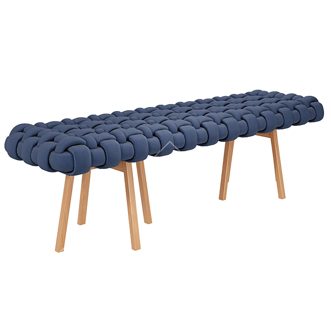 Banco Trama Inspired Stool 3D model image 2