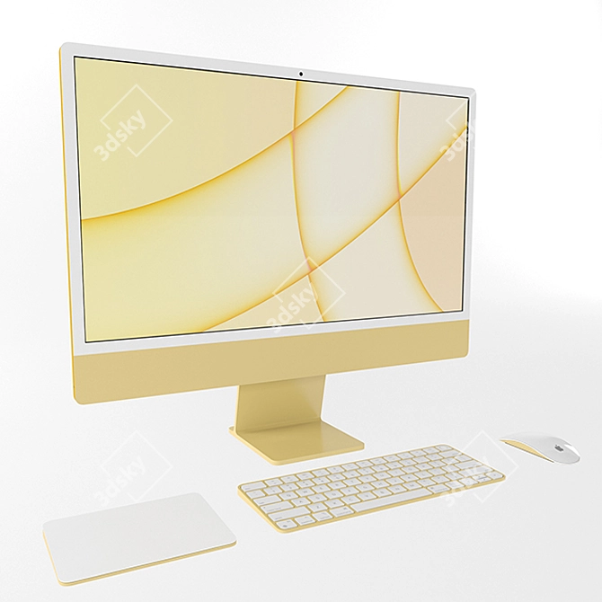 Imac 24" All Colors: Complete & Magical 3D model image 6