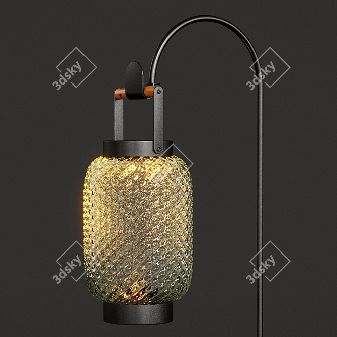 Nature-Inspired Outdoor Lamps 3D model image 6