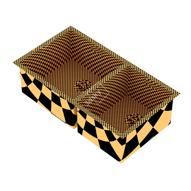 Satin Stainless Steel Quatrus R0 3D model image 4