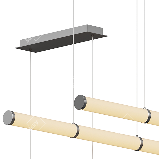 Veneto LED Linear Pendant Light by Huxe 3D model image 3