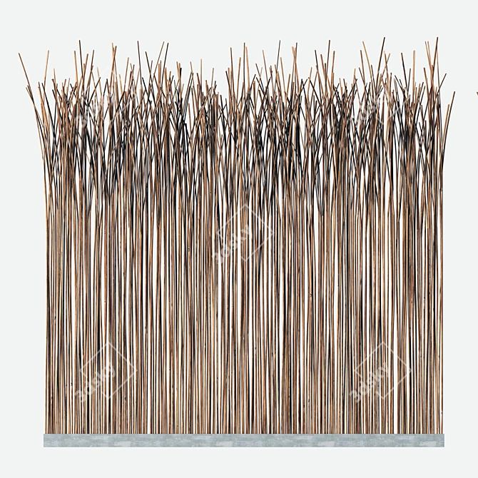 Elegant Thin Branch Screen 3D model image 4