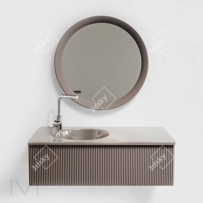 Elegant Bathroom Furniture - VIVOMOBILI 3D model image 4