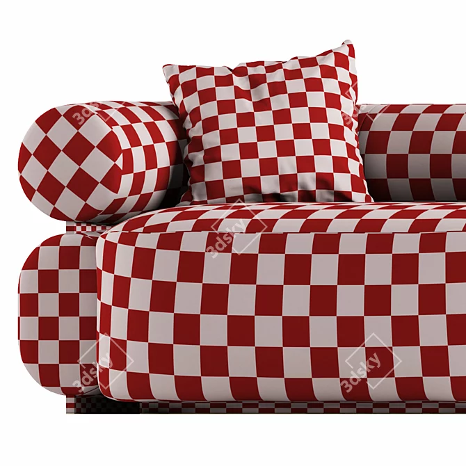 Vitra Modern Sofa: Stylish, Comfortable & Timeless 3D model image 3