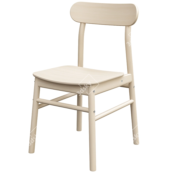 Norråker & Rönninge: Stylish Birch Dining Set 3D model image 3