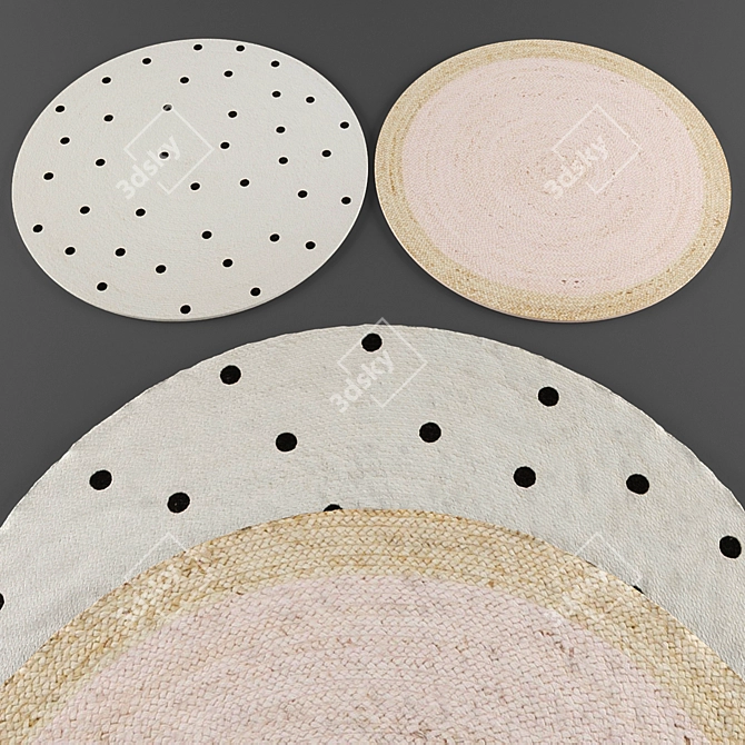 Exquisite Rug Collection 3D model image 2