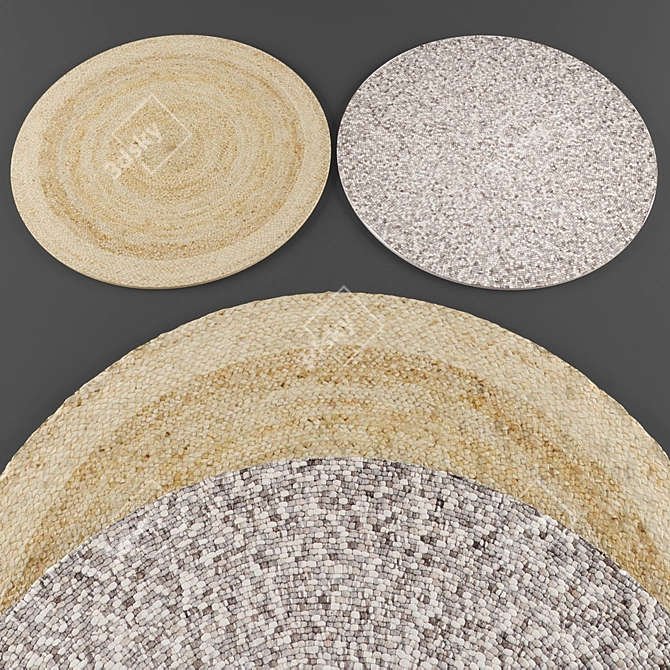 Exquisite Rug Collection 3D model image 3