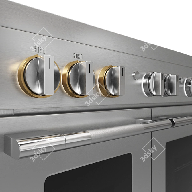 Jenn-Air Professional Gas Stove: Ultimate Culinary Appliance 3D model image 2