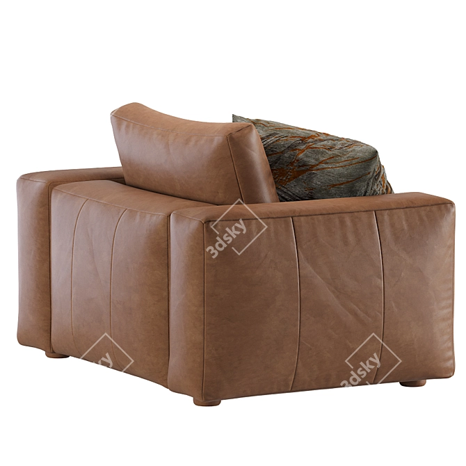 Coco Republic Soren Accent Chair 3D model image 2