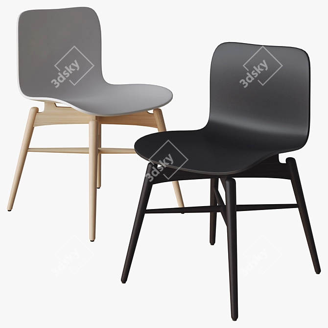 Norr11 Langue Chair: Sleek 3D Model 3D model image 2
