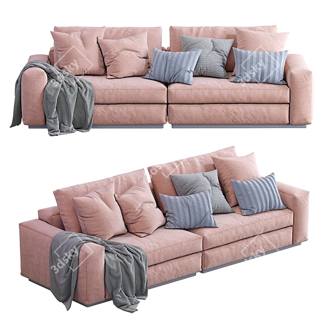 Flexform Beauty Sofa - Modern and Stylish 3D model image 3