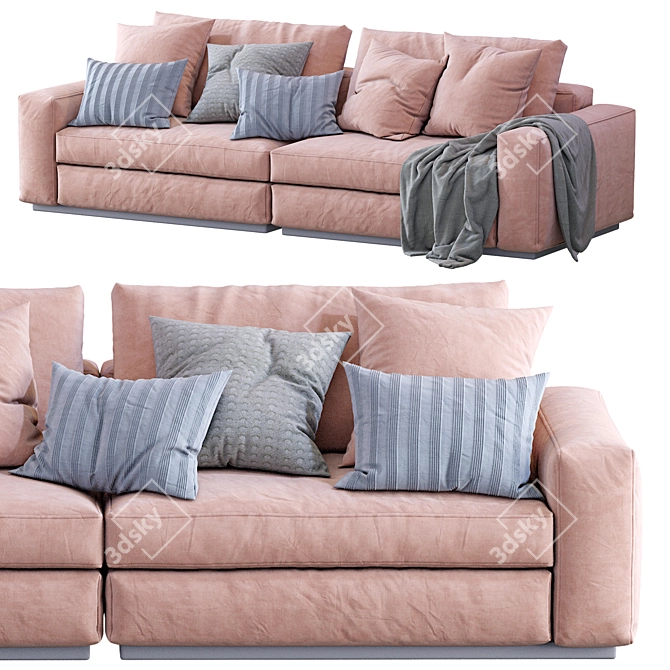 Flexform Beauty Sofa - Modern and Stylish 3D model image 4