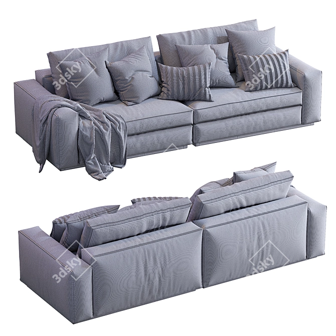 Flexform Beauty Sofa - Modern and Stylish 3D model image 5