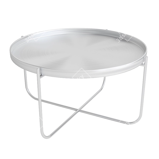 Exquisite Oriental Habibi Side Table 3D model image 3