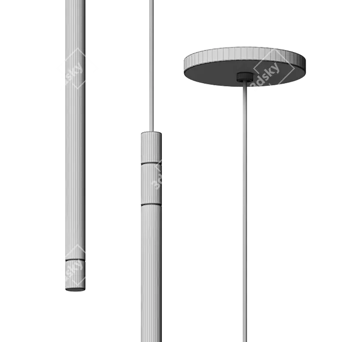 Contemporary Elegance: Motif Lighting 3D model image 3