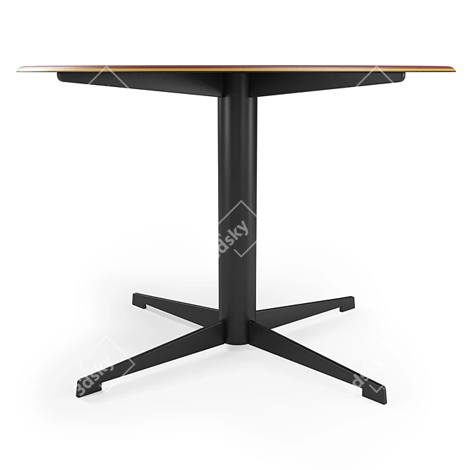 Amalfi Colorful Table: Perfect Combination of Style and Functionality 3D model image 2