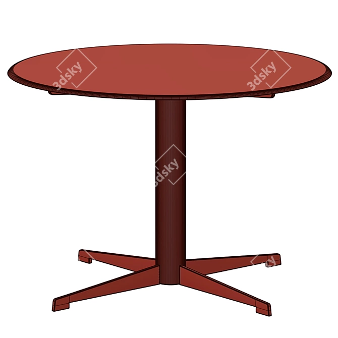 Amalfi Colorful Table: Perfect Combination of Style and Functionality 3D model image 3
