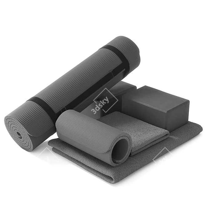 BalanceFrom Yoga Essentials Set 3D model image 1