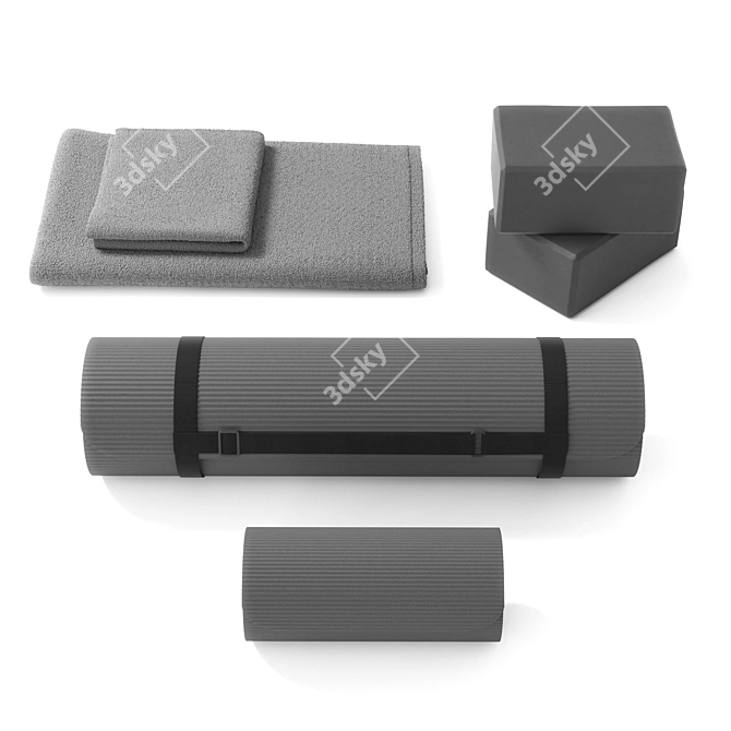 BalanceFrom Yoga Essentials Set 3D model image 3