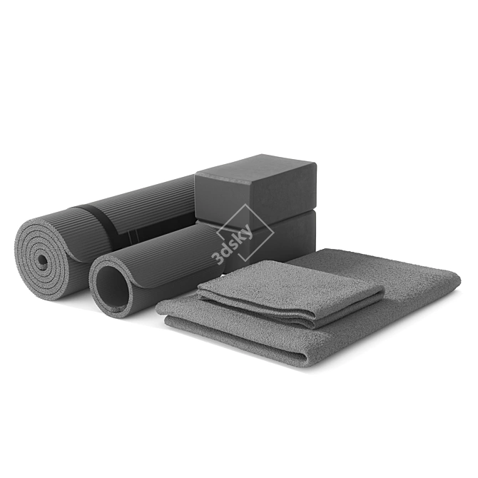 BalanceFrom Yoga Essentials Set 3D model image 4