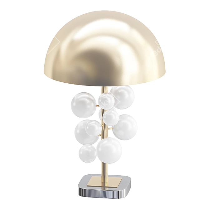 Modern Glass Table Lamp 3D model image 1