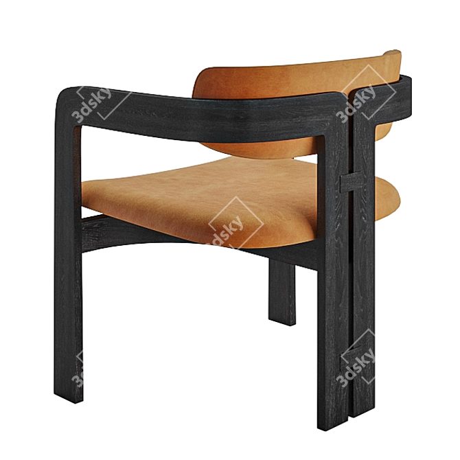 Usona Home Armchair: Sleek and Stylish Seating 3D model image 4