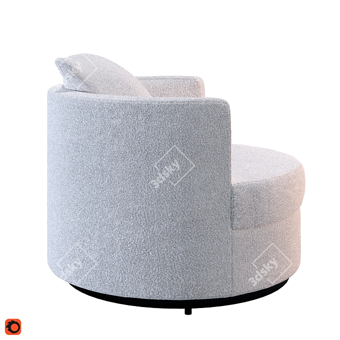 Felix Eichholtz 2014: Luxurious Swivel Chair 3D model image 3