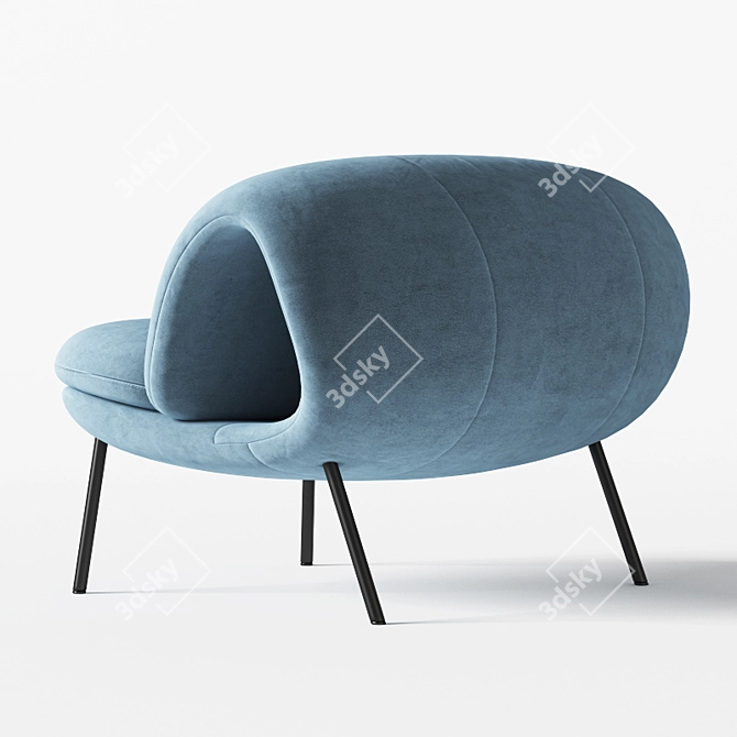 Innovative Maki Easy Chair 3D model image 3