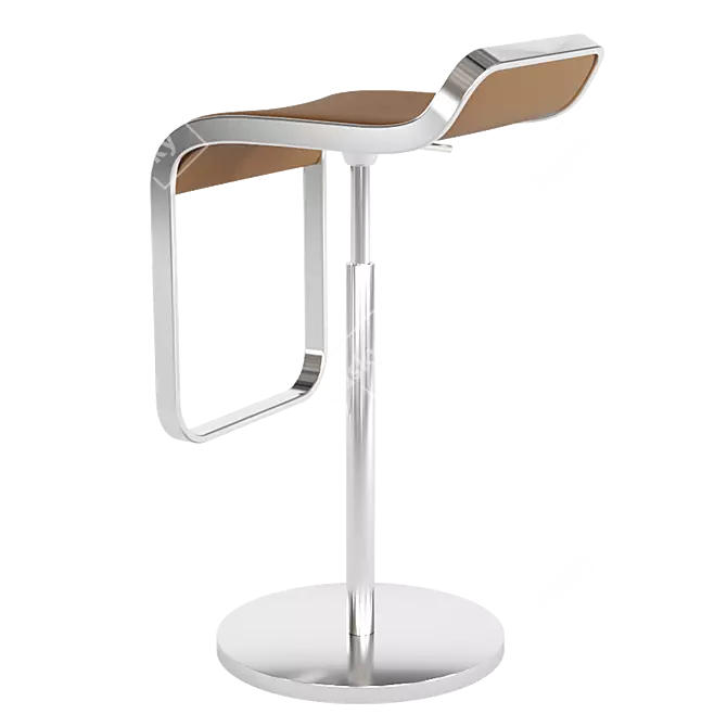 LEM Style Piston Stool - Sleek and Modern 3D model image 4