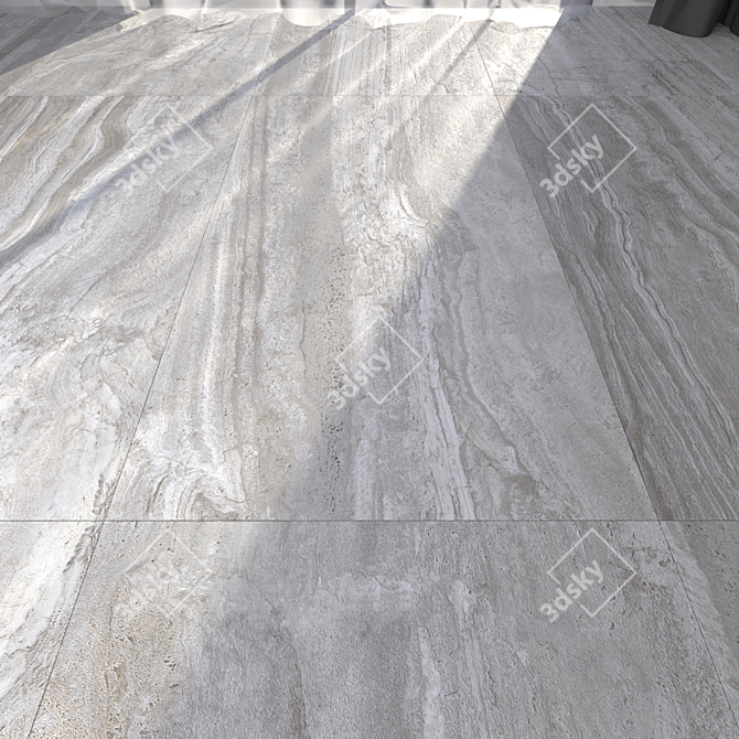  Navona Gray Vein Floor Tile 3D model image 1