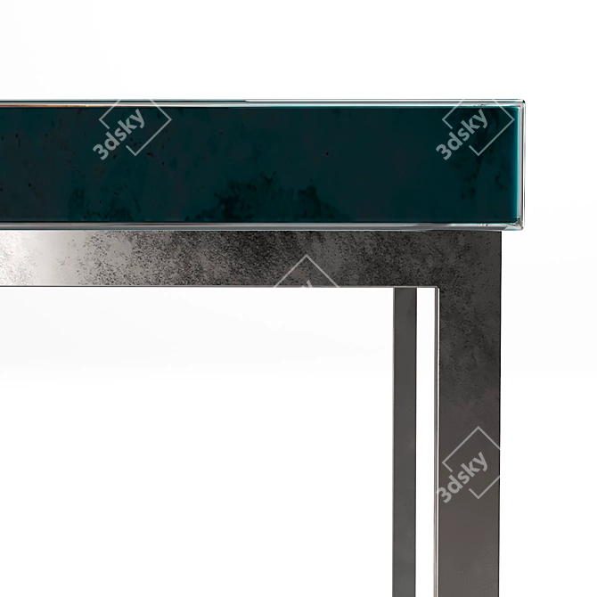 Elegant Epoxy Resin Table 3D model image 3