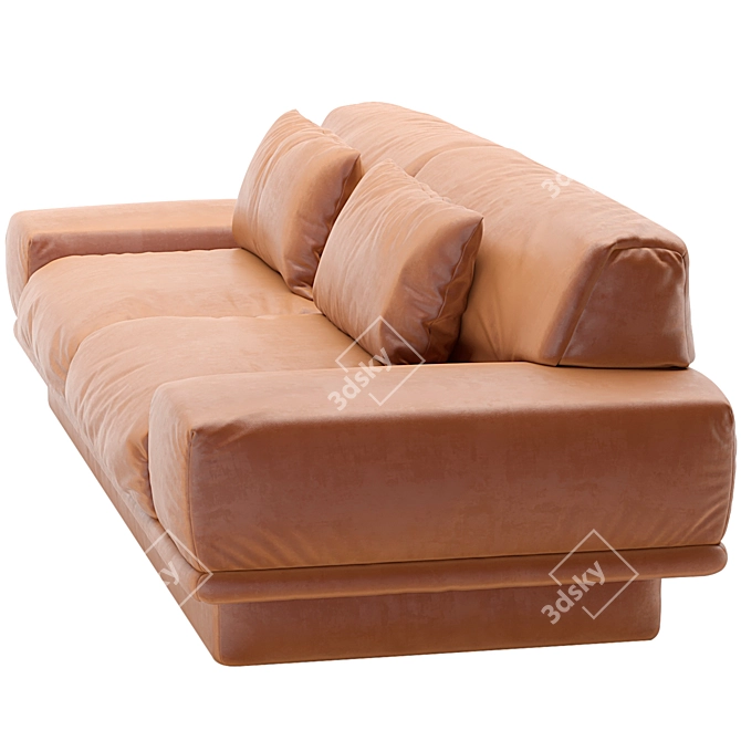 Geometric Elegance: Agent 86 Sofa 3D model image 4