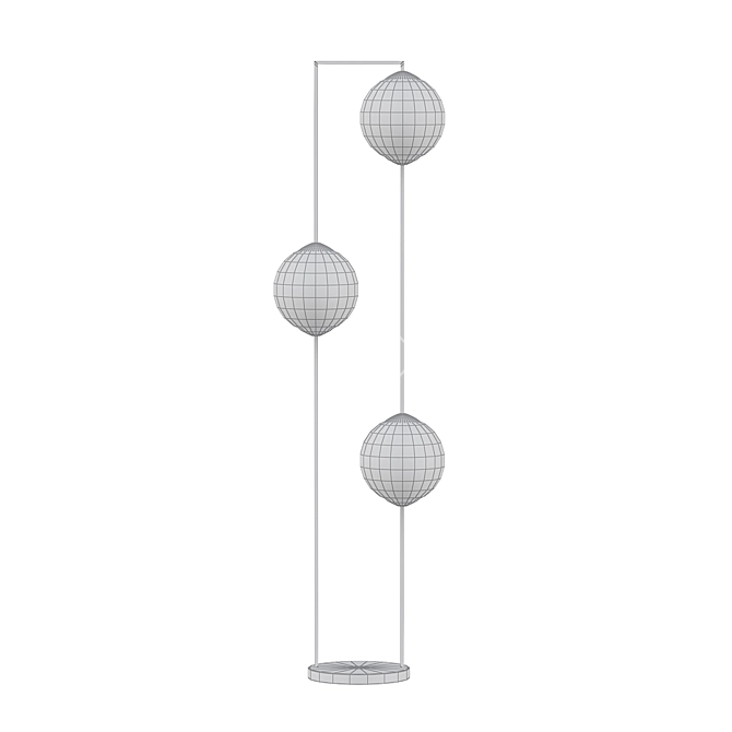 Elegant Cosmos Floor Lamp 3D model image 2