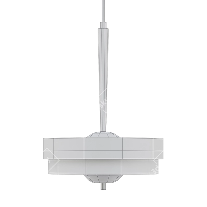 Romatti HEL Green Pendant Light 3D model image 2