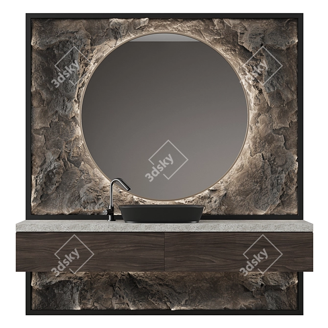 Bathroom Console No. 5 - Versatile and Stylish 3D model image 1