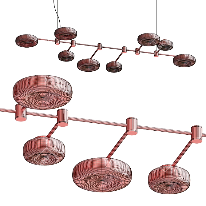 Cattelan Circuit: Stylish Lighting Solution 3D model image 3