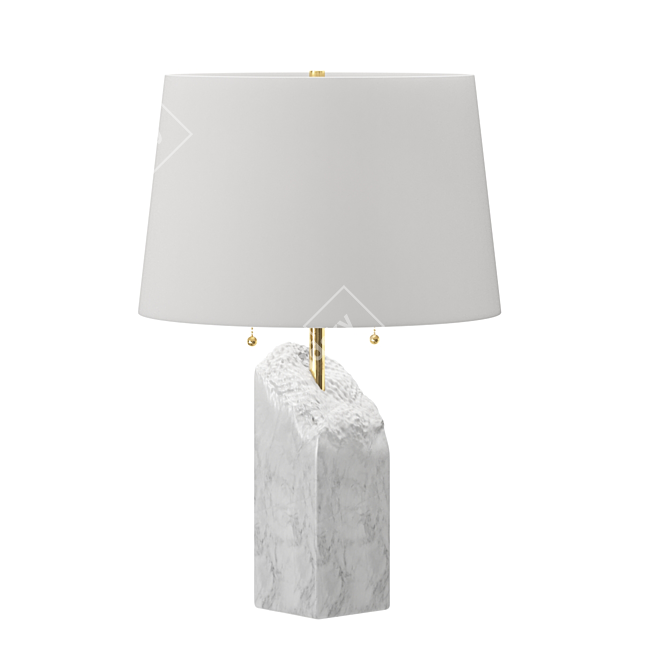 Elegant Ward Table Lamp 3D model image 1