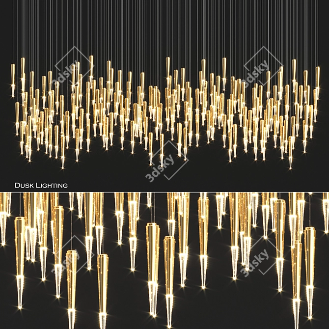 Elegant Dusk Lighting Solution 3D model image 1