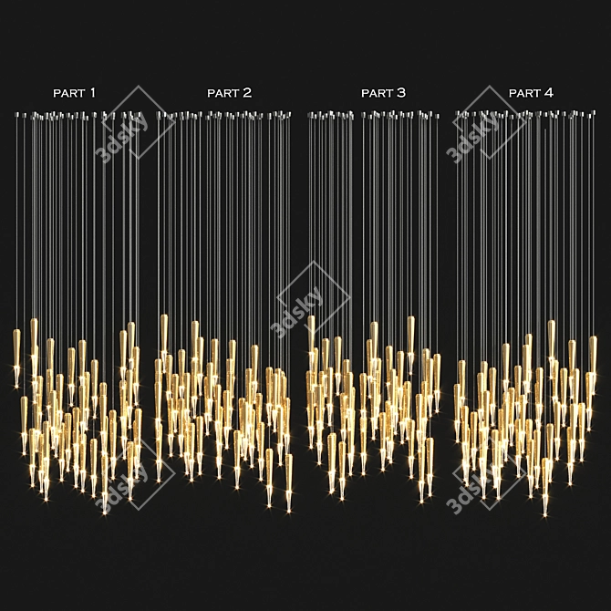 Elegant Dusk Lighting Solution 3D model image 3