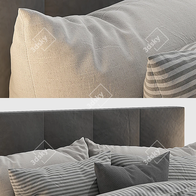 Transforming King-Size Bed 3D model image 2