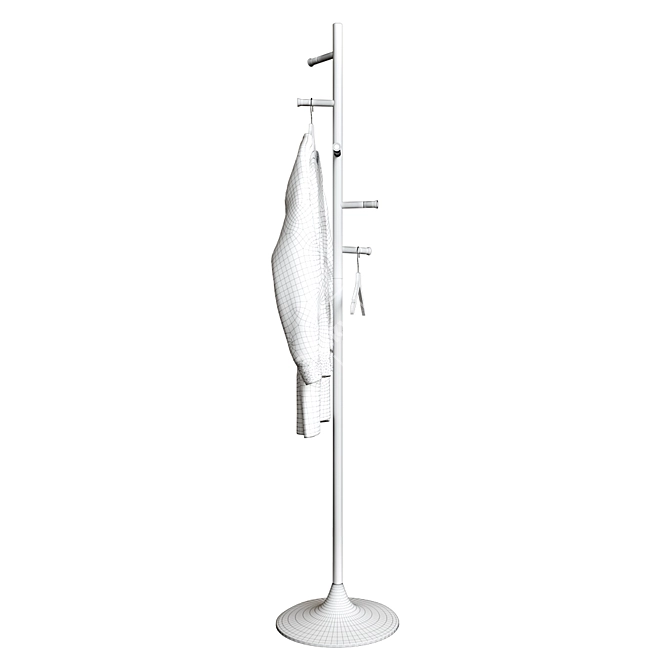 La Forma 175cm Hanger: Elegant Storage Solution 3D model image 2