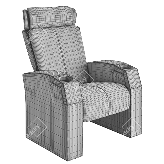 Ferco Opus Glide Cinema Chair 3D model image 2