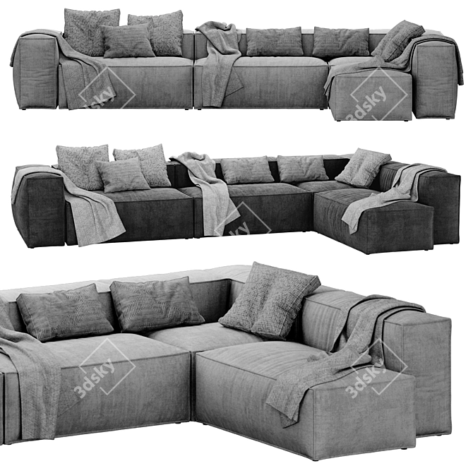 Bolia COSIMA Modern Modular Sofa 3D model image 2