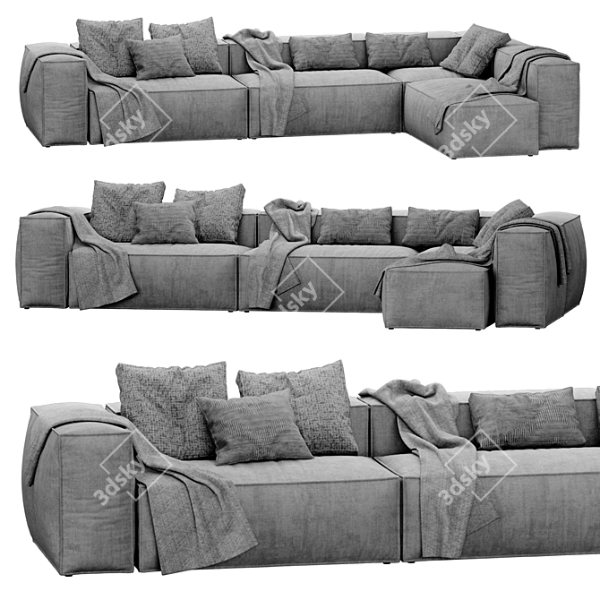 Bolia COSIMA Modern Modular Sofa 3D model image 4
